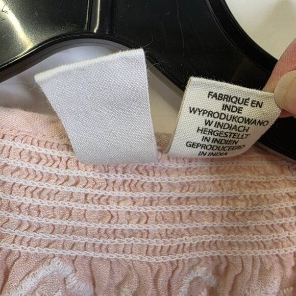 Joie linen Boho Long sleeve with tie front  Top - Picture 3 of 6